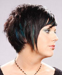 Alternative Short Straight Hairstyle - click to view hairstyle information