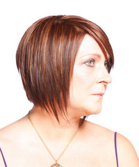 Casual Medium Straight Hairstyle - click to view hairstyle information