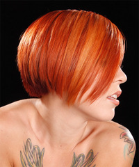 Alternative Short Straight Hairstyle - click to view hairstyle information