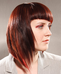 Alternative Medium Straight Hairstyle - click to view hairstyle information