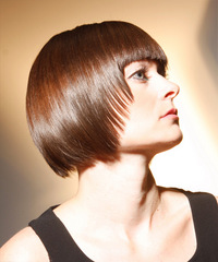 Formal Medium Straight Hairstyle - click to view hairstyle information