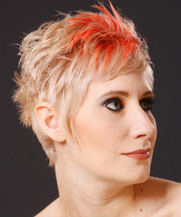 Alternative Short Straight Hairstyle - click to view hairstyle information