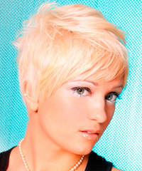 Alternative Short Straight Hairstyle - click to view hairstyle information
