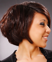 Formal Medium Straight Hairstyle - click to view hairstyle information
