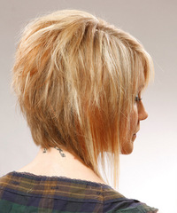 Casual Medium Straight Hairstyle - click to view hairstyle information