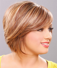 Formal Medium Straight Hairstyle - click to view hairstyle information
