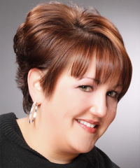 Formal Short Straight Hairstyle - click to view hairstyle information