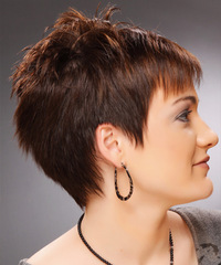 Casual Short Straight Hairstyle - click to view hairstyle information
