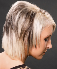 Casual Medium Straight Hairstyle - click to view hairstyle information