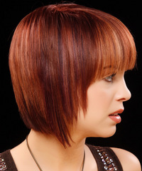 Formal Medium Straight Hairstyle - click to view hairstyle information