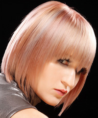 Alternative Medium Straight Hairstyle - click to view hairstyle information