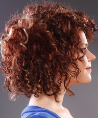 Casual Medium Curly Hairstyle - click to view hairstyle information