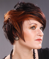 Alternative Short Straight Hairstyle - click to view hairstyle information