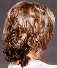 Formal Medium Curly Hairstyle - click to view hairstyle information
