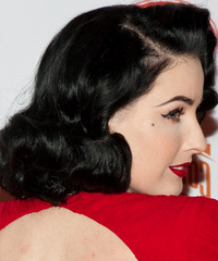 Dita Von Teese Hairstyle - click to view hairstyle information
