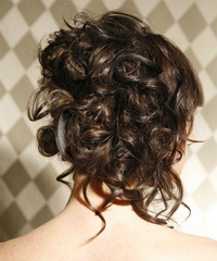 Formal Updo Long Curly Hairstyle - click to view hairstyle information
