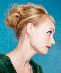 Formal Updo Long Curly Hairstyle - click to view hairstyle information