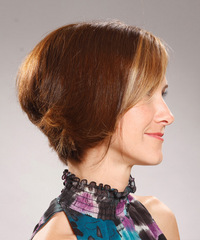 Formal Medium Straight Hairstyle - click to view hairstyle information