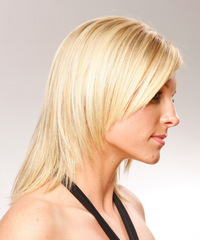 Casual Medium Straight Hairstyle - click to view hairstyle information