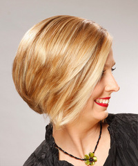 Formal Medium Straight Hairstyle - click to view hairstyle information