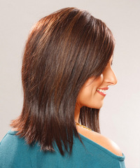 Formal Medium Straight Hairstyle - click to view hairstyle information