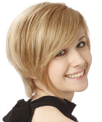 Formal Short Straight Hairstyle - click to view hairstyle information
