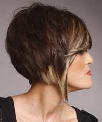 Formal Medium Straight Hairstyle - click to view hairstyle information