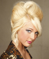 Formal Updo Long Straight Hairstyle - click to view hairstyle information