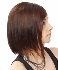 Alternative Medium Straight Hairstyle - click to view hairstyle information