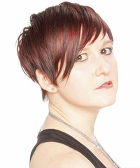 Casual Short Straight Hairstyle - click to view hairstyle information