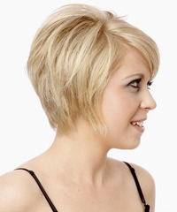 Formal Short Straight Hairstyle - click to view hairstyle information