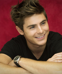 Zac Efron Hairstyle - click to view hairstyle information