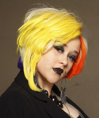 Alternative Medium Straight Hairstyle - click to view hairstyle information
