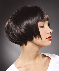 Casual Short Straight Hairstyle - click to view hairstyle information