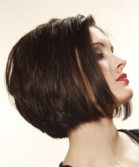 Casual Medium Straight Hairstyle - click to view hairstyle information