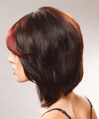 Casual Medium Straight Hairstyle - click to view hairstyle information