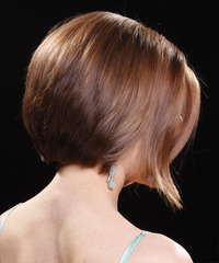 Casual Medium Straight Hairstyle - click to view hairstyle information