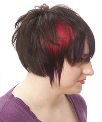 Alternative Short Straight Hairstyle - click to view hairstyle information