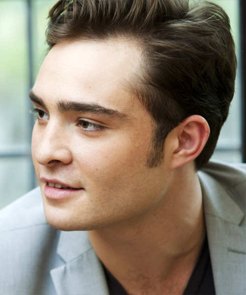 Ed Westwick Hairstyle haircut catalog