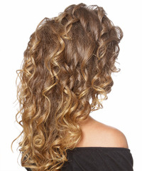 Formal Updo Long Curly Hairstyle - click to view hairstyle information