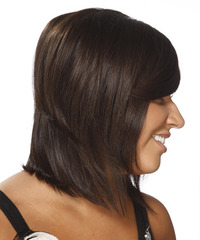 Formal Medium Straight Hairstyle - click to view hairstyle information