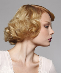 Formal Short Wavy Hairstyle - click to view hairstyle information