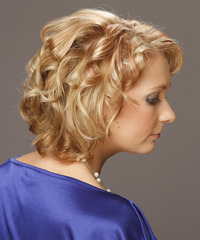 Formal Short Curly Hairstyle - click to view hairstyle information
