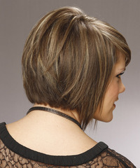 Formal Medium Straight Hairstyle - click to view hairstyle information
