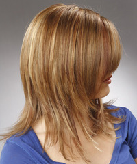 Casual Medium Straight Hairstyle - click to view hairstyle information