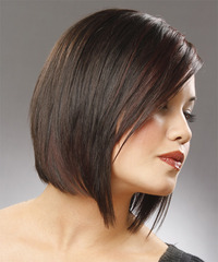 Formal Medium Straight Hairstyle - click to view hairstyle information