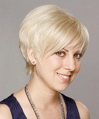 Casual Short Straight Hairstyle - click to view hairstyle information