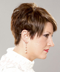 Formal Short Straight Hairstyle - click to view hairstyle information