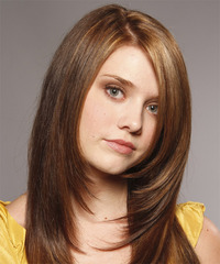 Formal Long Straight Hairstyle - click to view hairstyle information