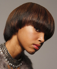 Formal Short Straight Hairstyle - click to view hairstyle information
